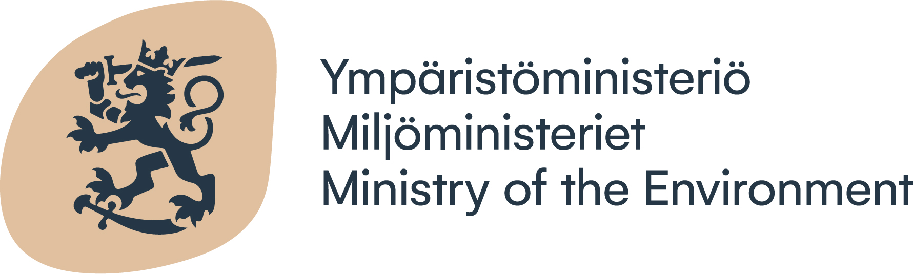 Ympäristöministeriö rahoittaa logo