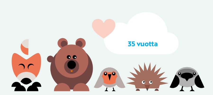 Polun eläinhahmoja